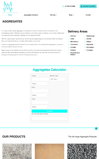 Website screenshot — Multi Agg